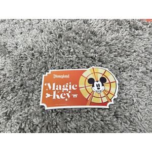 Disneyland Magic Key Magnet DCA Magnet Brand New